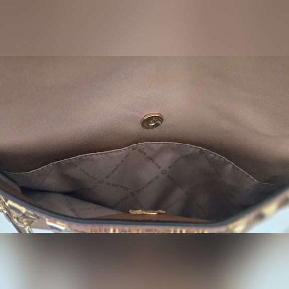 Micheal Kors Nylon Mini Backpack Tan Brown Studded - Picture 10 of 10